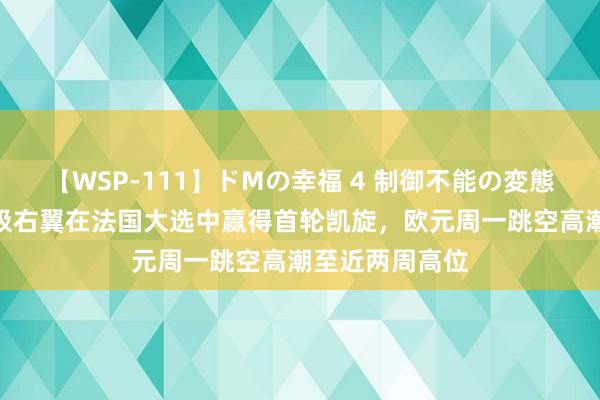 【WSP-111】ドMの幸福 4 制御不能の変態ボディ4時間 极右翼在法国大选中赢得首轮凯旋，欧元周一跳空高潮至近两周高位