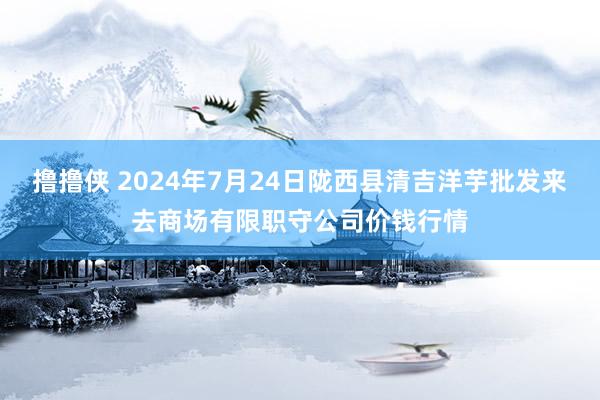 撸撸侠 2024年7月24日陇西县清吉洋芋批发来去商场有限职守公司价钱行情