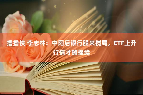 撸撸侠 李志林：中阳后银行股来搅局，ETF上升行情才略捏续