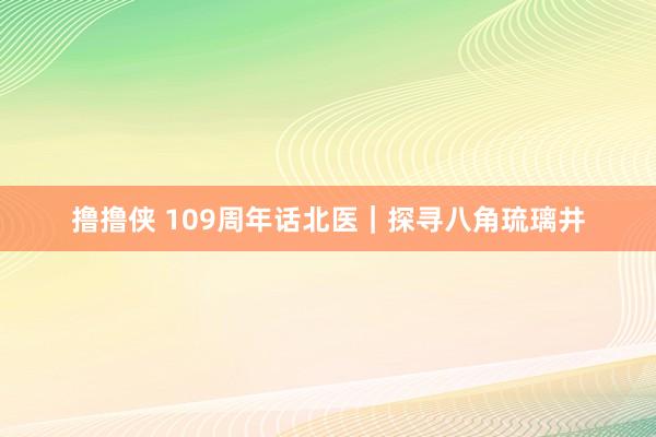 撸撸侠 109周年话北医｜探寻八角琉璃井